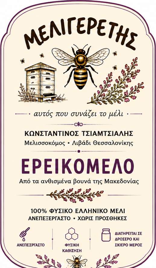 Ετικέτα ΕΡΕΙΚΟΜΕΛΟ — ΜΕΛΙΓΕΡΕΤΗΣ